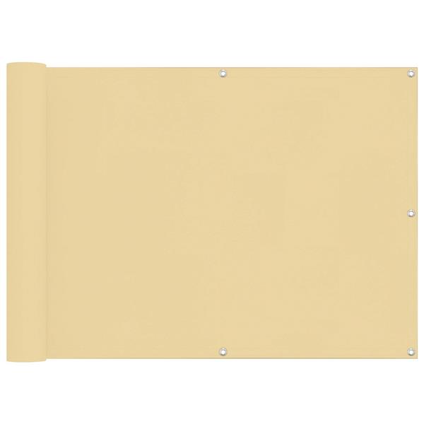 Grote foto vidaxl balkon scherm pu gecoat oxford alu tuin en terras overige tuin en terras