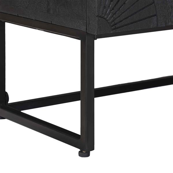 Grote foto vidaxl dressoir zwart 105 x 30 x 68 cm huis en inrichting overige