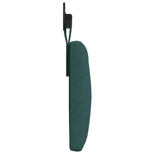 Grote foto vidaxl hangend hoofdeinde donkergroen 150 x 55 x 7 cm stof antiek en kunst stoelen en banken