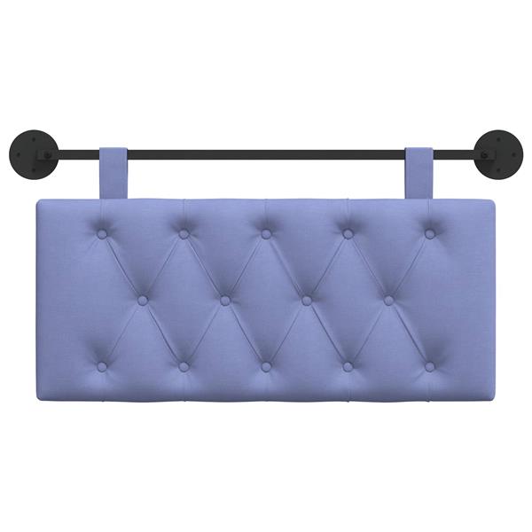 Grote foto vidaxl hangend hoofdeinde jeans blauw 100 x 55 x 7 cm stof antiek en kunst stoelen en banken