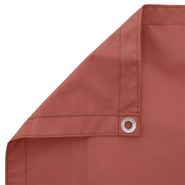 Grote foto vidaxl balkon scherm terracotta 100 x 400 cm oxford stof tuin en terras overige tuin en terras