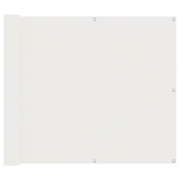 Grote foto vidaxl balkon scherm wit 100 x 800 cm oxford stof tuin en terras overige tuin en terras
