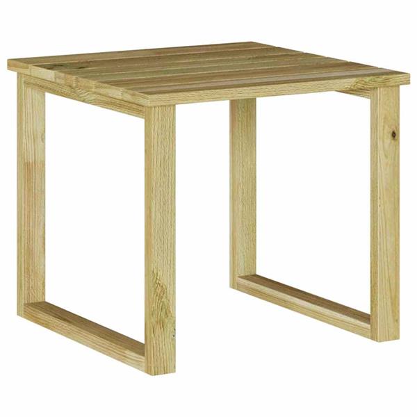 Grote foto vidaxl tafel naturel 40 x 40 x 36 cm ge mpregneerd grenenhout tuin en terras tuinmeubelen