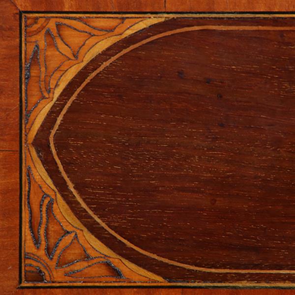 Grote foto klein engels mahonie kabinet feestelijk ingelegd met satijnhout ca 1800 no.391140 antiek en kunst stoelen en banken