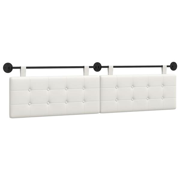 Grote foto vidaxl hangend hoofdeinde wandgemonteerd nep leer antiek en kunst stoelen en banken