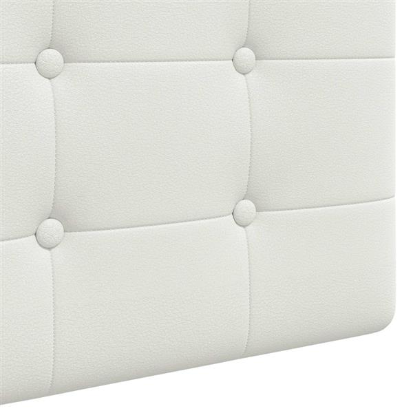 Grote foto vidaxl hangend hoofdeinde wandgemonteerd nep leer antiek en kunst stoelen en banken