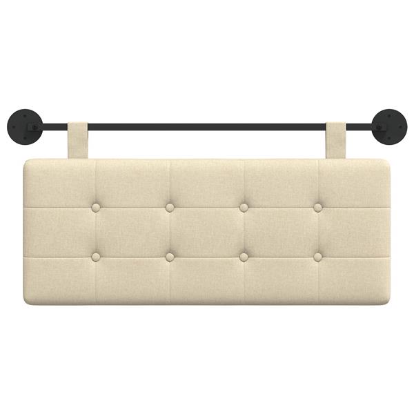 Grote foto vidaxl hangend hoofdeinde wandgemonteerd stof antiek en kunst stoelen en banken