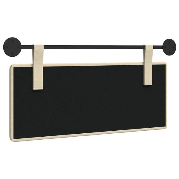 Grote foto vidaxl hangend hoofdeinde wandgemonteerd stof antiek en kunst stoelen en banken