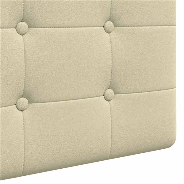 Grote foto vidaxl hangend hoofdeinde wandgemonteerd nep leer antiek en kunst stoelen en banken