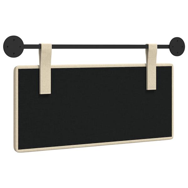 Grote foto vidaxl hangend hoofdeinde wandgemonteerd stof antiek en kunst stoelen en banken