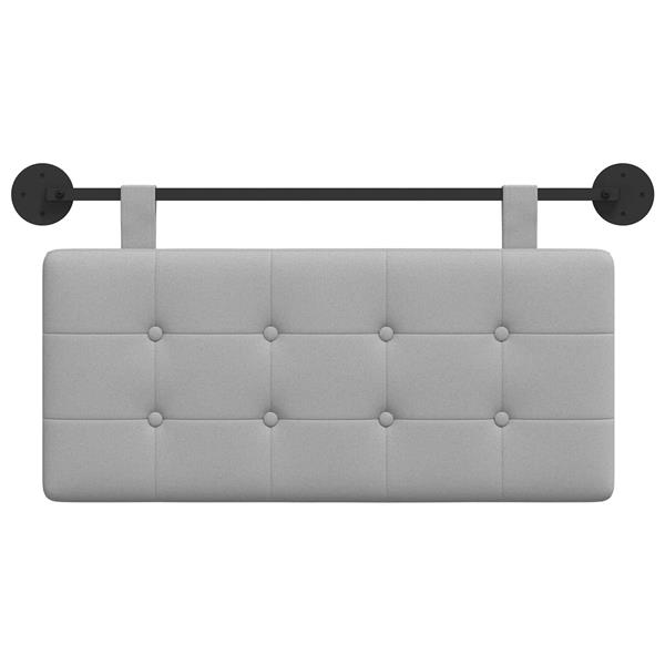 Grote foto vidaxl hangend hoofdeinde wandgemonteerd stof antiek en kunst stoelen en banken