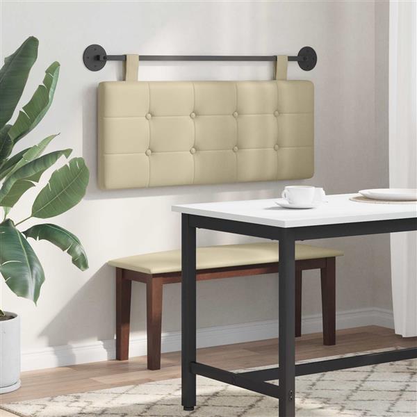 Grote foto vidaxl hangend hoofdeinde wandgemonteerd nep leer antiek en kunst stoelen en banken