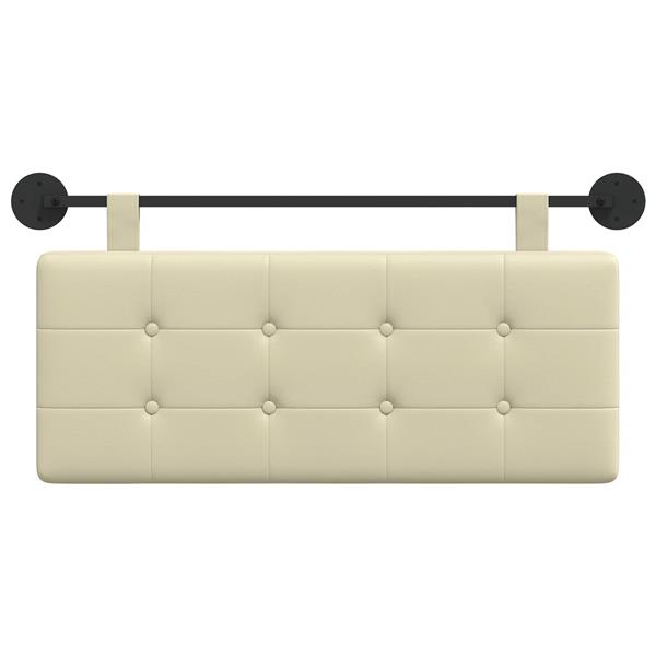 Grote foto vidaxl hangend hoofdeinde wandgemonteerd nep leer antiek en kunst stoelen en banken