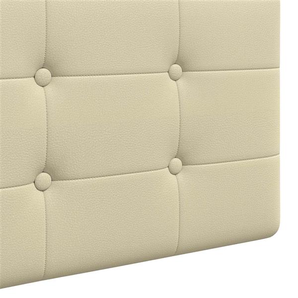 Grote foto vidaxl hangend hoofdeinde wandgemonteerd nep leer antiek en kunst stoelen en banken