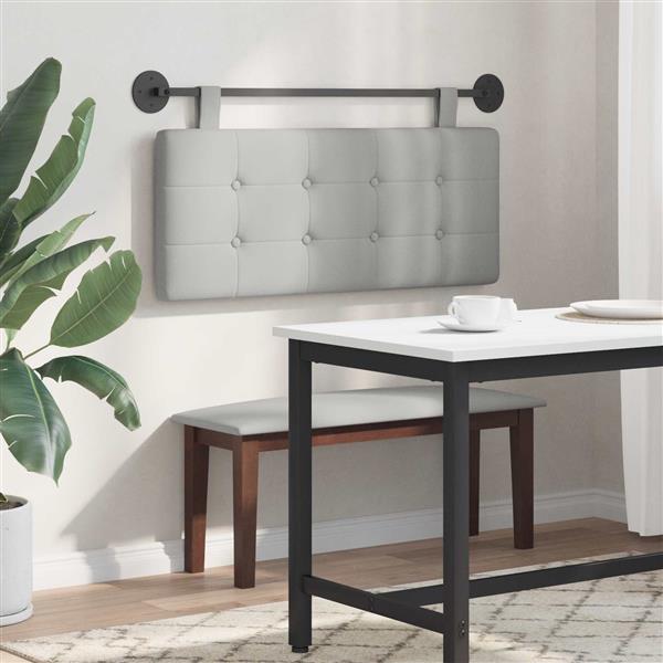 Grote foto vidaxl hangend hoofdeinde wandgemonteerd stof antiek en kunst stoelen en banken