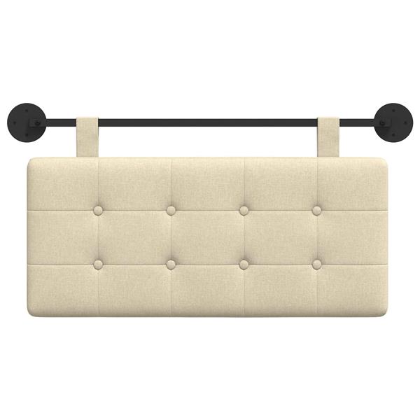 Grote foto vidaxl hangend hoofdeinde wandgemonteerd stof antiek en kunst stoelen en banken