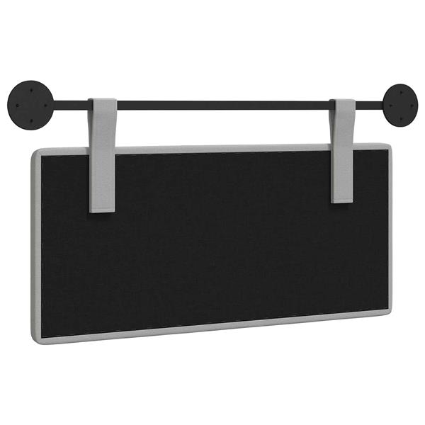 Grote foto vidaxl hangend hoofdeinde wandgemonteerd stof antiek en kunst stoelen en banken