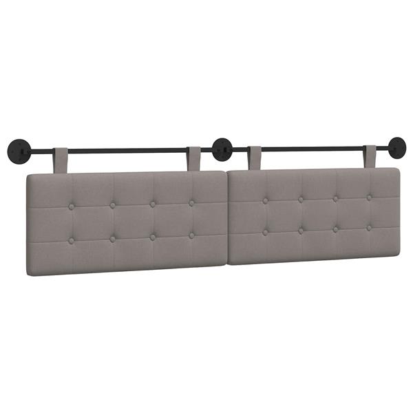 Grote foto vidaxl hangend hoofdbord stof antiek en kunst stoelen en banken