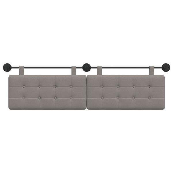 Grote foto vidaxl hangend hoofdbord stof antiek en kunst stoelen en banken