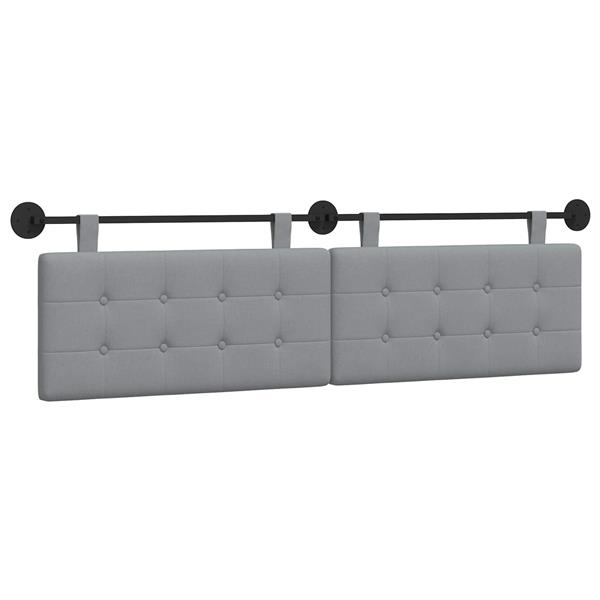 Grote foto vidaxl hangend hoofdbord stof antiek en kunst stoelen en banken