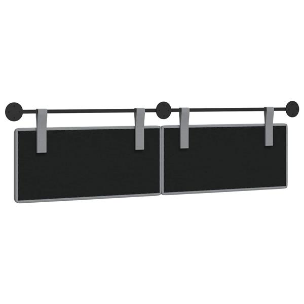 Grote foto vidaxl hangend hoofdbord stof antiek en kunst stoelen en banken