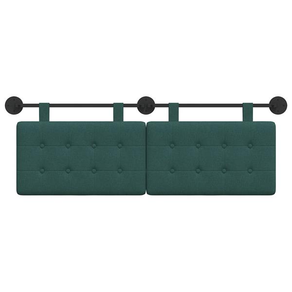 Grote foto vidaxl hangend hoofdeinde wandgemonteerd stof antiek en kunst stoelen en banken