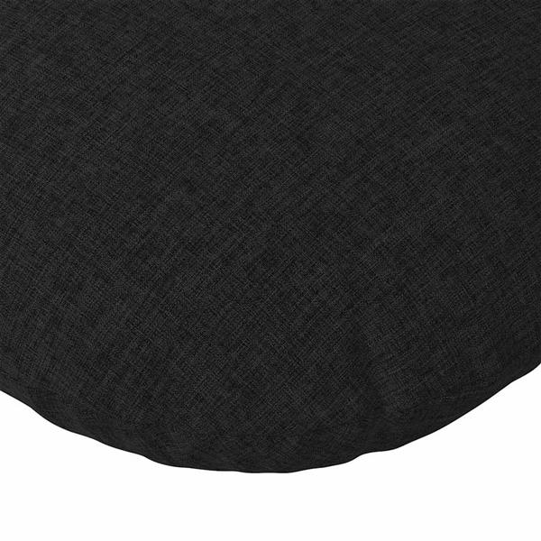 Grote foto vidaxl zitkussens 2 pcs zwart 30 x 13 cm stof huis en inrichting woningdecoratie