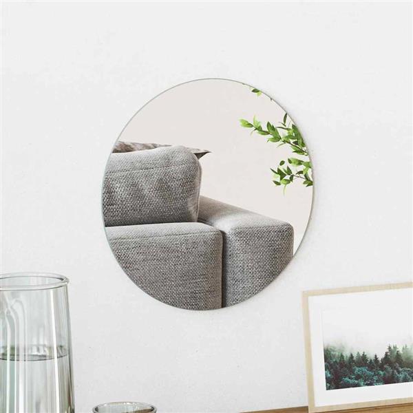 Grote foto vidaxl wandspiegel rond 30 cm gehard glas antiek en kunst spiegels