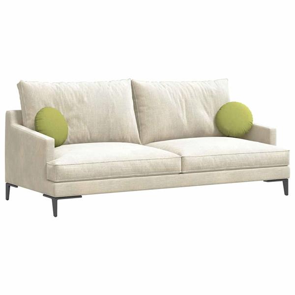 Grote foto vidaxl zitkussens 2 pcs lichtgroen 30 x 13 cm stof huis en inrichting woningdecoratie