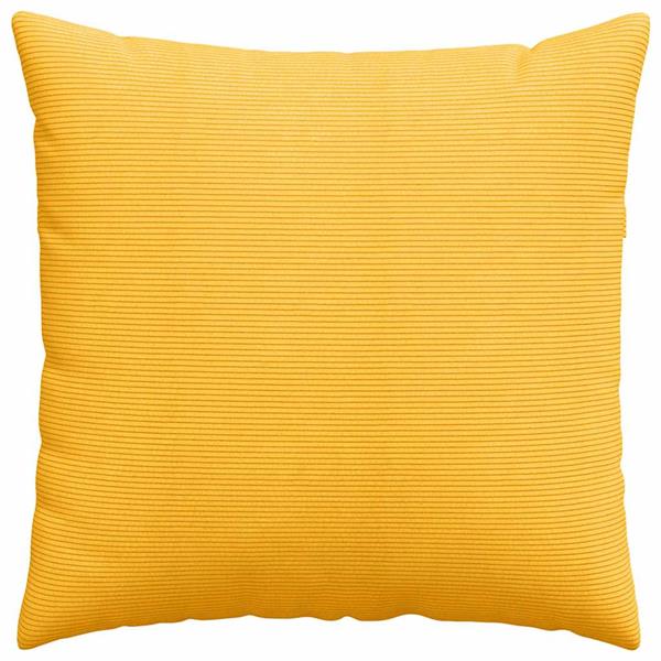 Grote foto vidaxl sofa kussens 2 stuks lichtgeel 80 x 80 cm cordstof huis en inrichting woningdecoratie