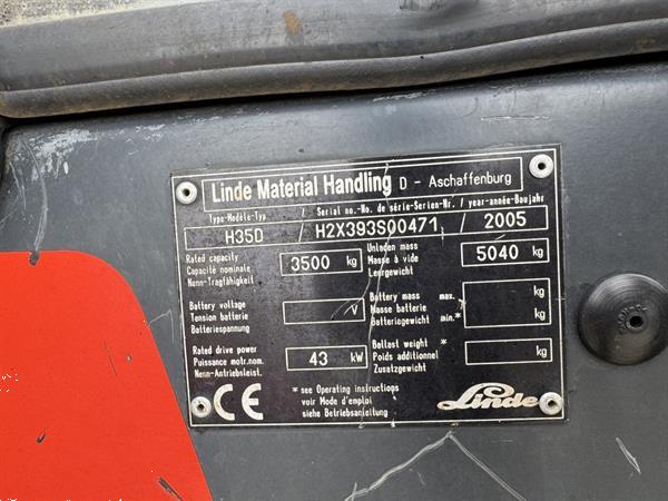 Grote foto linde h35d triplo 465 freelift sideshift 4e fucntie 2005 vw diesel agrarisch heftrucks