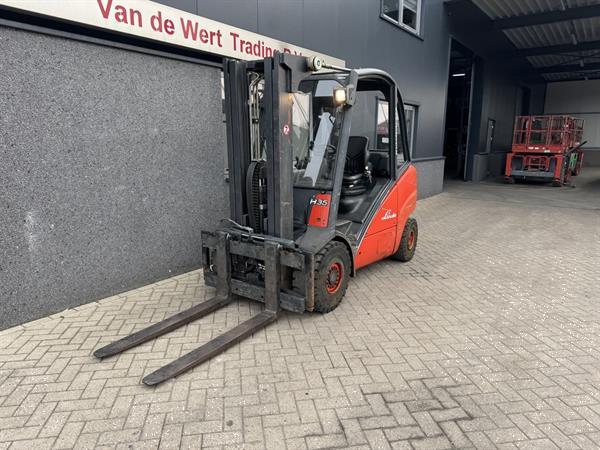 Grote foto linde h35d triplo 465 freelift sideshift 4e fucntie 2005 vw diesel agrarisch heftrucks