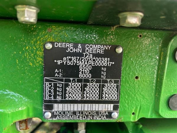 Grote foto john deere 5075m 703361 agrarisch tractoren