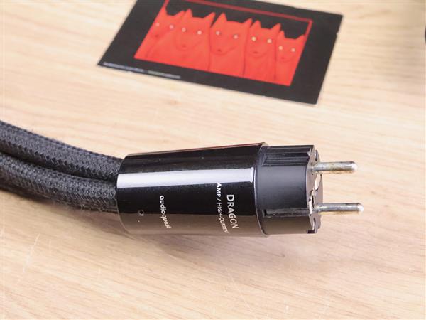 Grote foto audioquest dragon hc high current high end audio power cable 1 0 metre audio tv en foto onderdelen en accessoires