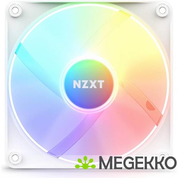Grote foto nzxt f120 core 120mm rgb fan single white computers en software overige computers en software