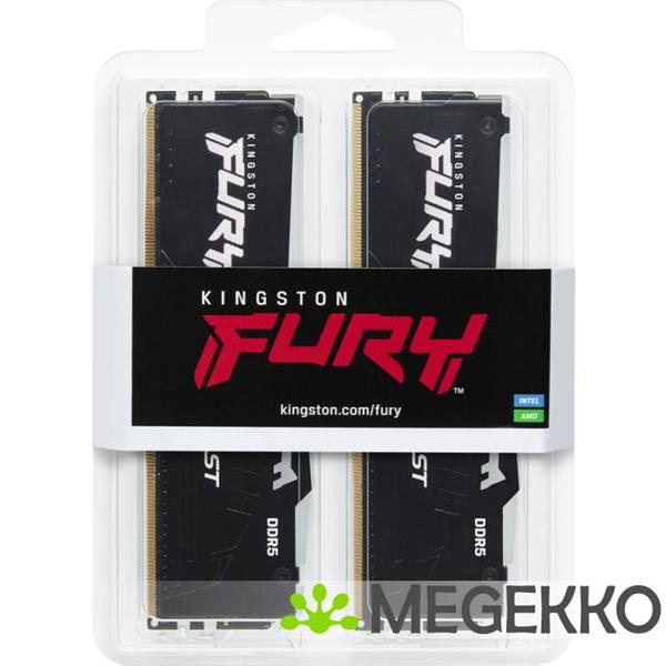 Grote foto kingston ddr5 fury beast rgb 2x32gb 5600 computers en software harde schijven