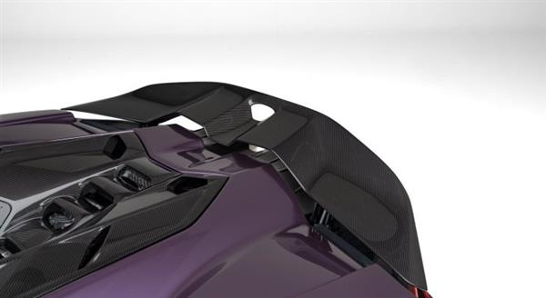 Grote foto dit betreft een lamborghini revuelto carbon novitec spoiler vleugel auto onderdelen tuning en styling