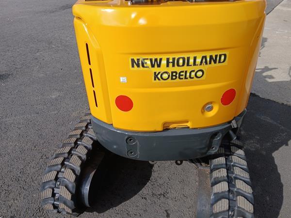 Grote foto new holland e10sr minikraan met servo doe het zelf en verbouw kranen en graafmachines