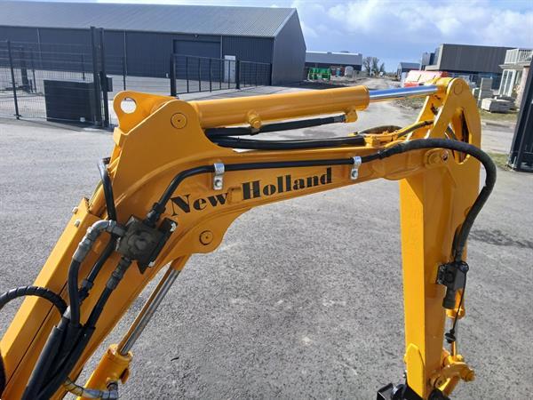 Grote foto new holland e10sr minikraan met servo doe het zelf en verbouw kranen en graafmachines