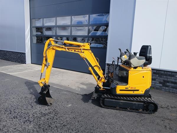 Grote foto new holland e10sr minikraan met servo doe het zelf en verbouw kranen en graafmachines