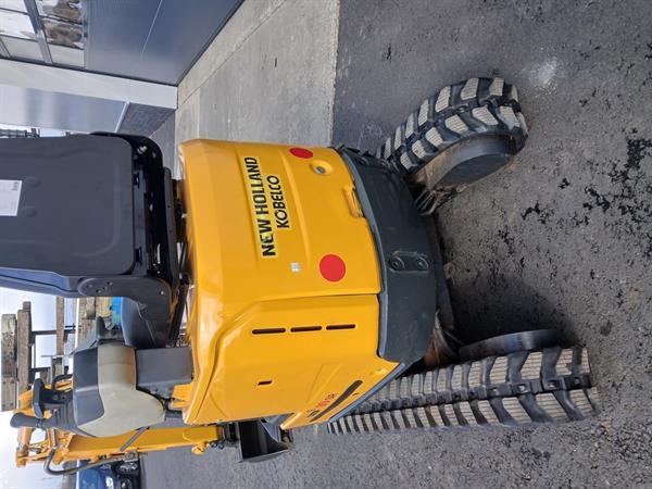 Grote foto new holland e10sr minikraan met servo doe het zelf en verbouw kranen en graafmachines