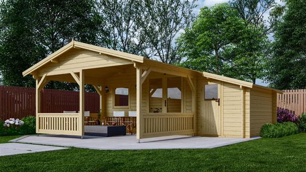 Grote foto nieuw blokhut chalet 50mm 4 3 3z tuin en terras tuinhuisjes en blokhutten