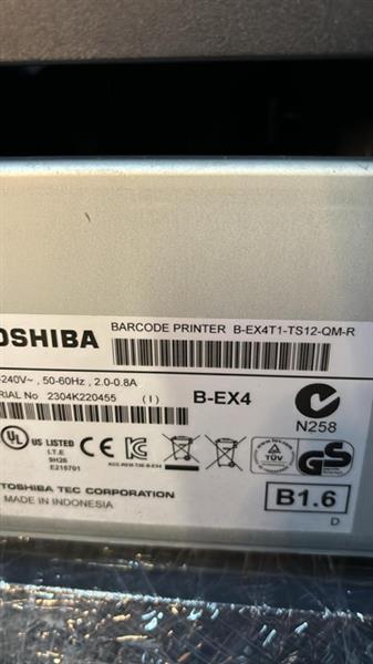 Grote foto toshiba tec b ex4t1 300dpi barcode label printer lan usb b ex4t computers en software printers