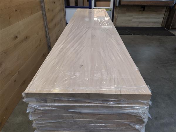 Grote foto 65x280cm 40mm eikenpaneel doe het zelf en verbouw hout en planken