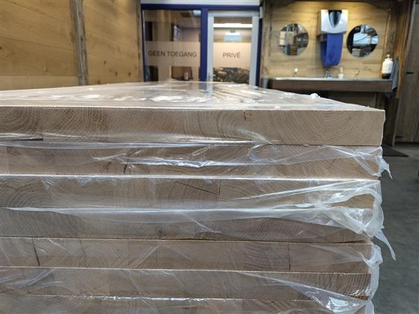 Grote foto 65x280cm 40mm eikenpaneel doe het zelf en verbouw hout en planken