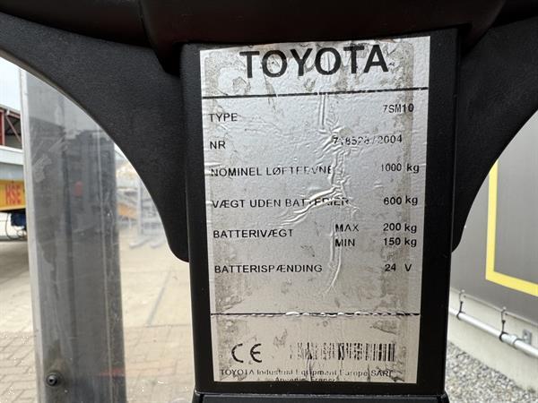 Grote foto vs 22760 elektrische stapelaar toyota 7sm10 doe het zelf en verbouw hefwerktuigen