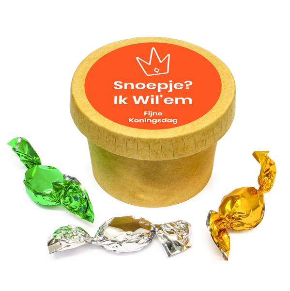 Grote foto koningsdag bedankjes om uit te delen diversen cadeautjes en bonnen