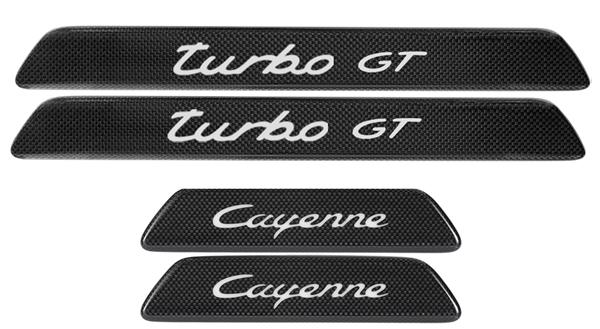 Grote foto dit betreft een porsche cayenne cayenne coupe carbon instaplijsten set auto onderdelen tuning en styling