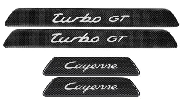 Grote foto dit betreft een porsche cayenne cayenne coupe carbon instaplijsten set auto onderdelen tuning en styling