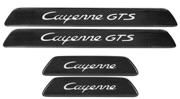 Grote foto dit betreft een porsche cayenne cayenne coupe carbon instaplijsten set auto onderdelen tuning en styling